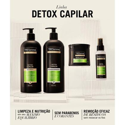 Kit 3 Shampoos Tresemmé Detox Capilar 400ml cada - Tresemme