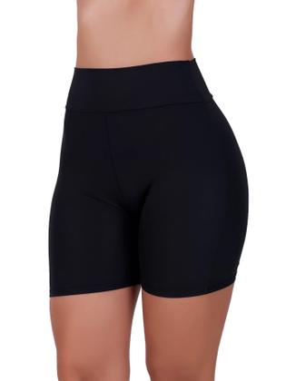 Imagem de Kit 3 Short Anágua Poliamida Conforto Cós Duplo Segunda Pele Feminino Bermuda Moda íntima Lingerie