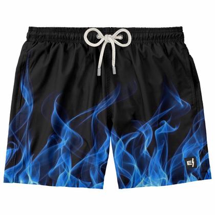 Imagem de kit 3 Short Banho Masculino Bermuda Surf Treino Boardshort Praia Verão Moda Fitness Tactel