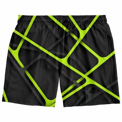 Imagem de kit 3 Short Banho Masculino Bermuda Surf Treino Boardshort Praia Verão Moda Fitness Tactel
