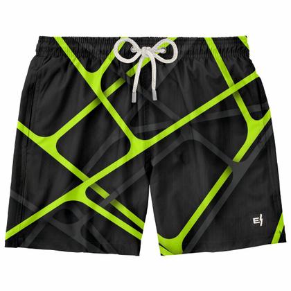 Imagem de kit 3 Short Banho Masculino Bermuda Surf Treino Boardshort Praia Verão Moda Fitness Tactel