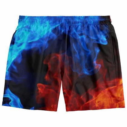 Imagem de kit 3 Short Banho Masculino Bermuda Surf Treino Boardshort Praia Verão Moda Fitness Tactel