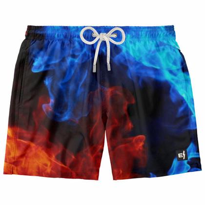 Imagem de kit 3 Short Banho Masculino Bermuda Surf Treino Boardshort Praia Verão Moda Fitness Tactel