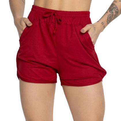 Imagem de KIT 3 Short Com Bolso Verão WLS Modas Shortinho Para Treino Academia Moda Fitness