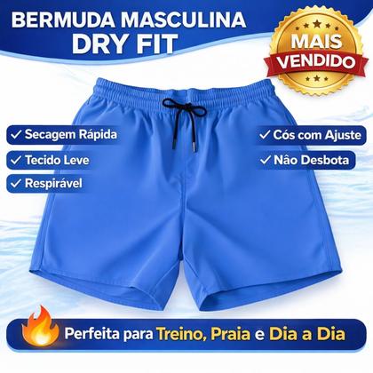 Imagem de Kit 3 Short Dry fit Bermuda de Praia Piscina e Academia