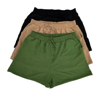 Imagem de Kit 3 short elastico feminino duna plus