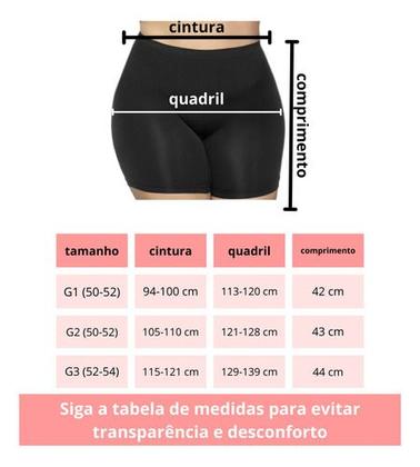 Imagem de Kit 3 Short Plus Size Fitness Feminino Curto Cintura Alta