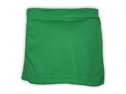 Imagem de Kit 3 Short Saia Infantil Helanca Verde Bandeira