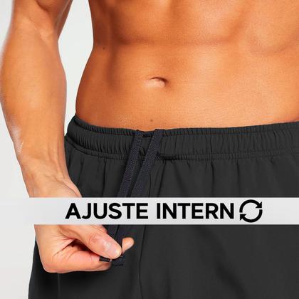 Imagem de Kit 3 short Tactel elastano mauricinho academia treino verão