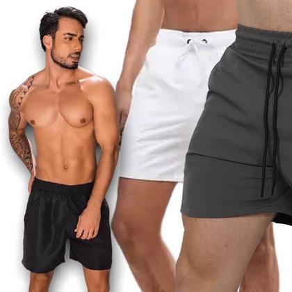 Imagem de Kit 3 Shorts Bermudas Academia Masculina Treino Corrida TRAINING 185