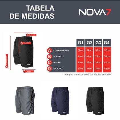 Imagem de Kit 3 Shorts Bermudas Tactel Masculino Extra Leve Macio Elástico Cordão Plus Size Barato Corrida
