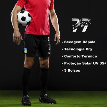 Imagem de Kit 3 Shorts Calção Árbitro Futebol Esporte Juiz Arbitragem