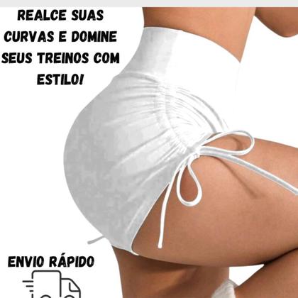 Imagem de Kit 3 Shorts Feminino Academia Bermuda Corrida Fitness Yoga 