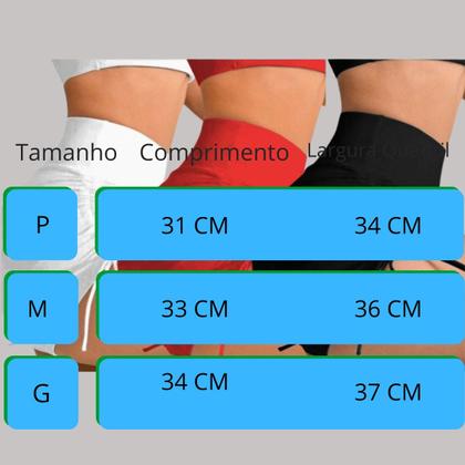 Imagem de Kit 3 Shorts Feminino Academia Bermuda Corrida Fitness Yoga 