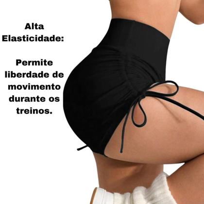 Imagem de Kit 3 Shorts Feminino Academia Bermuda Corrida Fitness Yoga 