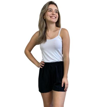 Imagem de Kit 3 Shorts Feminino Duna com Cordão Confortável e Estiloso Cós Elástico