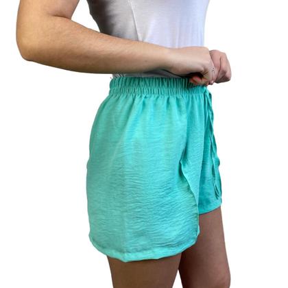 Imagem de Kit 3 Shorts Feminino Duna com Cordão Confortável e Estiloso Cós Elástico