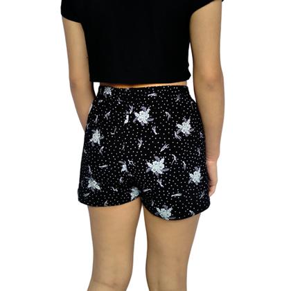 Imagem de Kit 3 Shorts Femininos Curtos Soltinhos Elástico Estampas Sortidas Viscolycra Pp ao Plus Size
