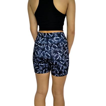 Imagem de Kit 3 Shorts Femininos Meia Coxa Justos Cós Estampas Sortidas Suplex PP ao Plus Size