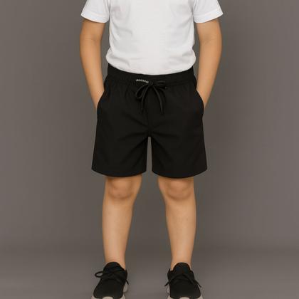 Imagem de Kit 3 Shorts Infantil Tactel Masculino com Cós Elástico e Cordão Conforto e Estilo para o Dia a Dia