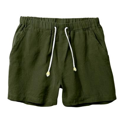 Imagem de Kit 3 Shorts Linho Masculina Com Cordão Bermuda Casual Verão