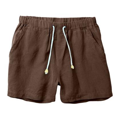 Imagem de Kit 3 Shorts Linho Masculina Com Cordão Bermuda Casual Verão
