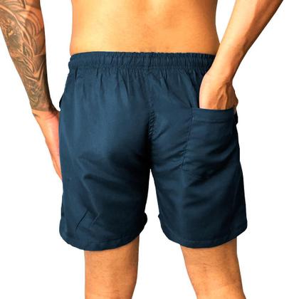 Imagem de Kit 3 Shorts Masculino Bermuda Mauricinho Liso Básico Tactel
