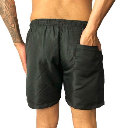 Imagem de Kit 3 Shorts Masculino Bermuda Mauricinho Liso Básico Tactel