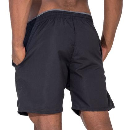 Imagem de Kit 3 Shorts Masculino Liso Tactel Com Bolsos Bordado Elástico