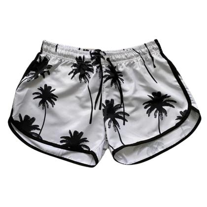 Imagem de Kit 3 Shorts Tactel Feminino Estampado Moda Praia Viagem Verão