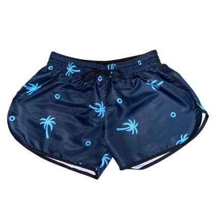 Imagem de Kit 3 Shorts Tactel Feminino Estampado Moda Praia Viagem Verão