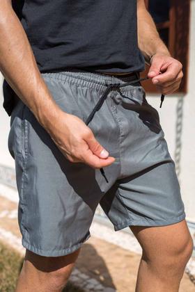 Imagem de Kit 3 Shorts Tactel Masculino Esporte Academia Com Bolsos Laterais E Cós de Elástico