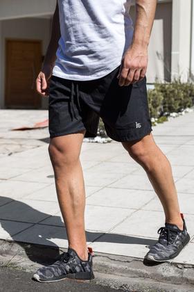 Imagem de Kit 3 Shorts Tactel Masculino Esporte Academia Com Bolsos Laterais E Cós de Elástico