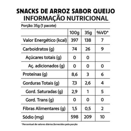 Imagem de Kit 3 snacks queijo 100% vegetal sem glut e leite 35g belive