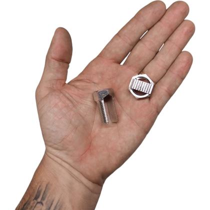 Imagem de Kit 3 Split Bolt Conector Parafuso Fendido 35mm para Emenda Cabos