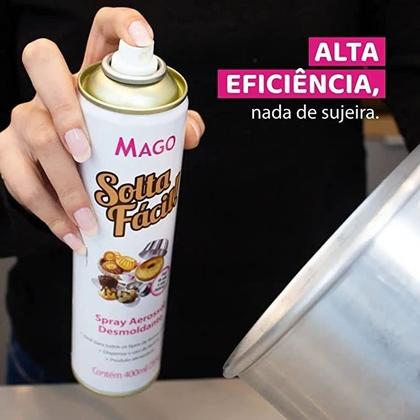 Kit 3 Spray Desmoldante Solta Fácil Antiaderente Mago Leve 3 Imagem de Kit 3 Spray Desmoldante Solta Fácil Antiaderente Mago Leve 3