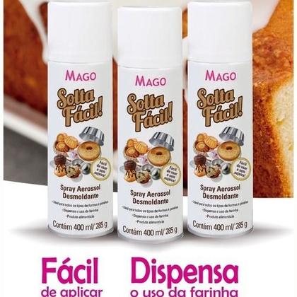 Kit 3 Spray Desmoldante Solta Fácil Antiaderente Mago Leve 3 Imagem de Kit 3 Spray Desmoldante Solta Fácil Antiaderente Mago Leve 3