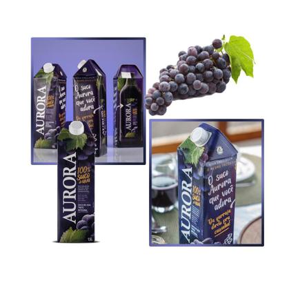 Imagem de Kit 3 Suco De Uva Aurora Tinto Integral Caixa 1,5l Cada