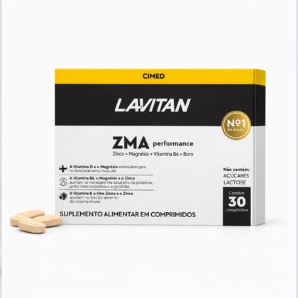 Imagem de Kit 3 Suplemento Lavitan ZMA Performance 30 Comp Cimed