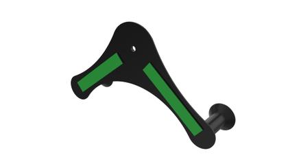 Imagem de Kit 3 Suporte De Parede Para Raquete De Tênis E Beach Tênis