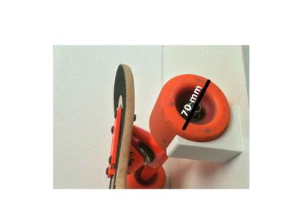 Imagem de Kit 3 Suporte De Parede Universal Skate E Longboard