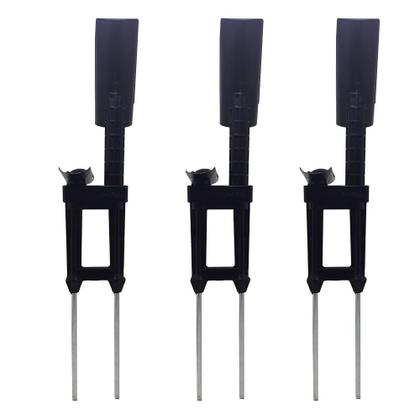 Imagem de Kit 3 Suporte De Pesca Apoio Duplo AD403 Vara Molinete Carretilha
