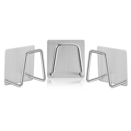 Imagem de Kit 3 Suporte Porta Esponja Bucha Pia Inox Modelo BM-F1538