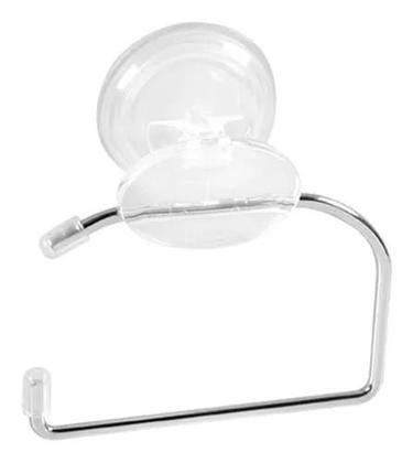 Imagem de Kit 3 Suporte Porta Papel Higiênico Papeleiras Astra Acrílico Resistente com Parafusos e Buchas