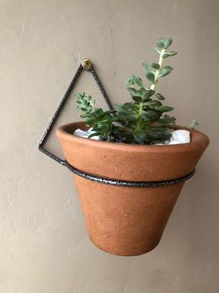 Imagem de Kit 3 Suportes 12cm Anel Redondo Pendurar Vaso Planta Parede