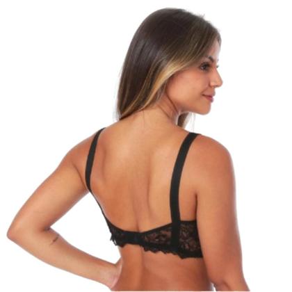 Imagem de Kit 3 Sutiã De Amamentação Feminino Maternidade Pós Parto De Renda Gestante Moda Grávida Abre Fácil