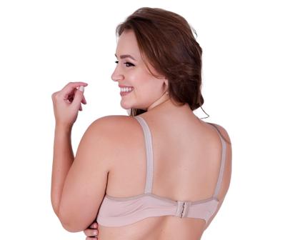 Imagem de Kit 3 Sutiã Reforçado Renda Rendão Soutien Plus Size -c7 KIT 3 RENDÃO VERDE BEGE PRETO