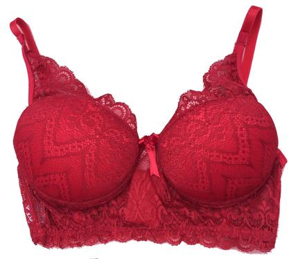 Imagem de Kit 3 Sutiã Top de Renda com bojo Barbatana Cropped C/ Aro