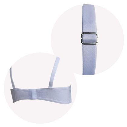 Imagem de Kit 3 Sutiã Top Juvenil Algodão Sem Bojo