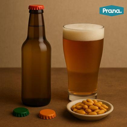 Imagem de Kit 3 Tampas ajustáveis Garrafa Silicone Cerveja Vinho Prana